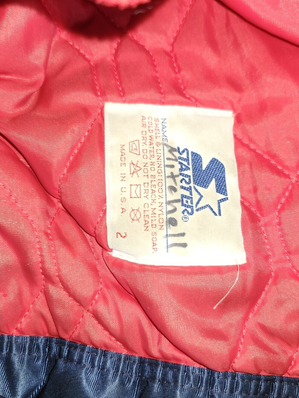 Vintage Starter MLB Diamond Collection Boston Red Sox Satin Jacket Men’s Size XL - Picture 2 of 7